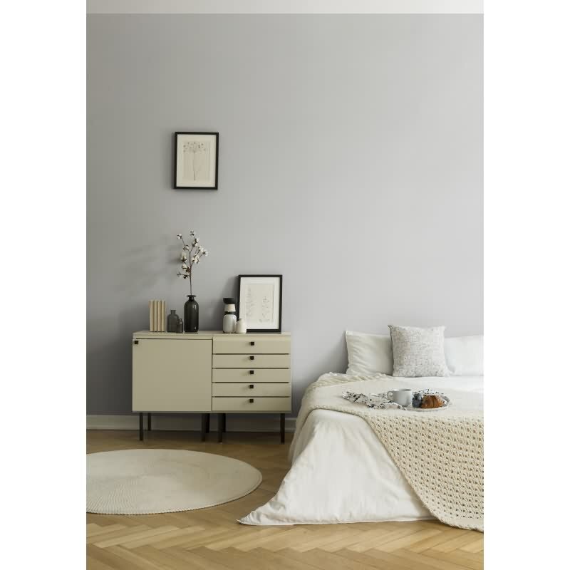 Unitapete Weiß - Einfarbige Strukturtapete modern - Vliestapete dezent (KG-172971)