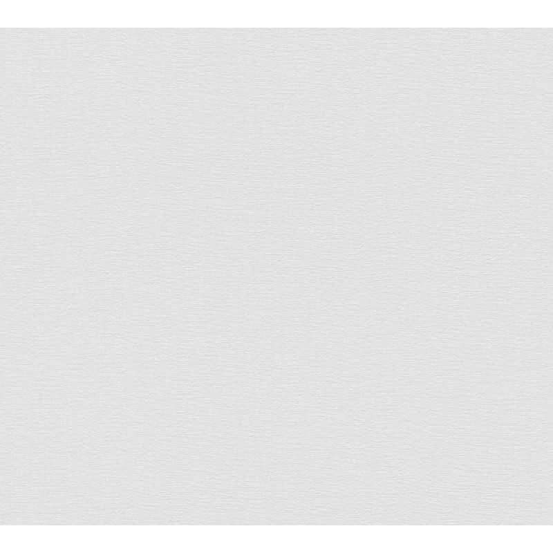 Unitapete Weiß - Einfarbige Strukturtapete modern - Vliestapete dezent (KG-172971)