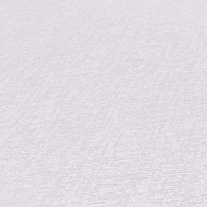 Uni Tapete Hellflieder - Vlies Tapete mit feiner Struktur - Zarte Leinenoptik modern (KG-172976)