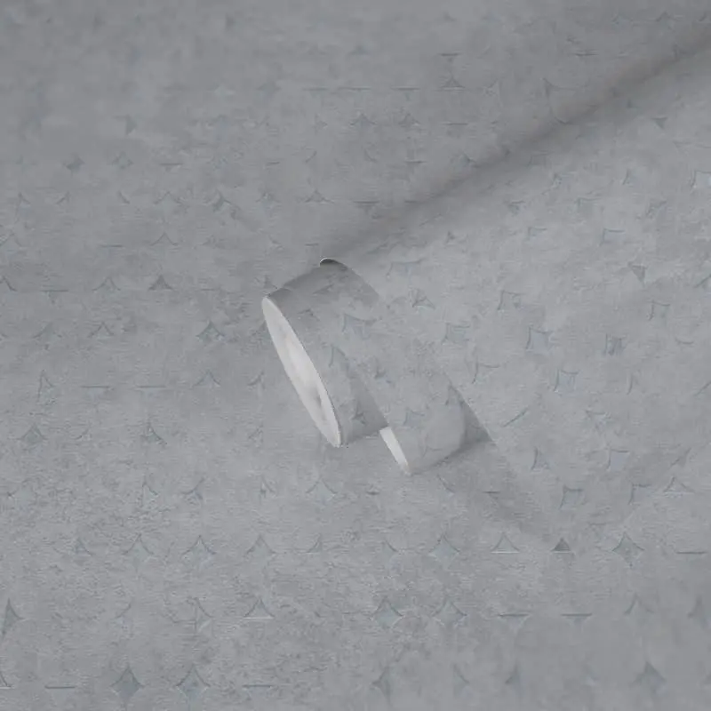 Tapete Lichtgrau Betonoptik Industrial - Geometrisches Muster dezent - Vlies Tapete modern (KG-172983)