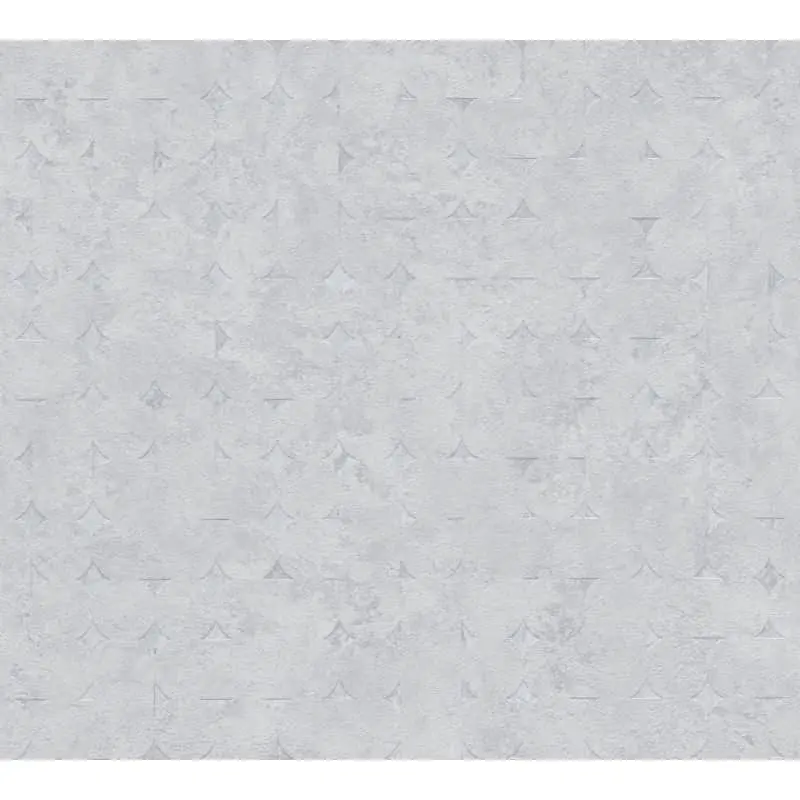 Tapete Lichtgrau Betonoptik Industrial - Geometrisches Muster dezent - Vlies Tapete modern (KG-172983)