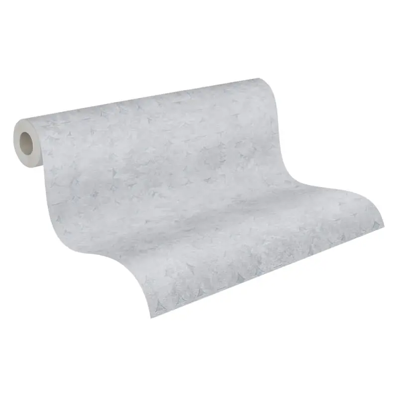 Tapete Lichtgrau Betonoptik Industrial - Geometrisches Muster dezent - Vlies Tapete modern (KG-172983)