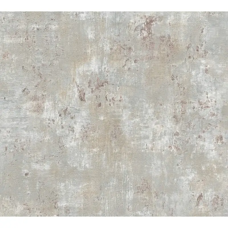 Vliestapete mit Putz-Optik Grau Beige Blau - Design Struktur-Tapete modern (KG-173002)