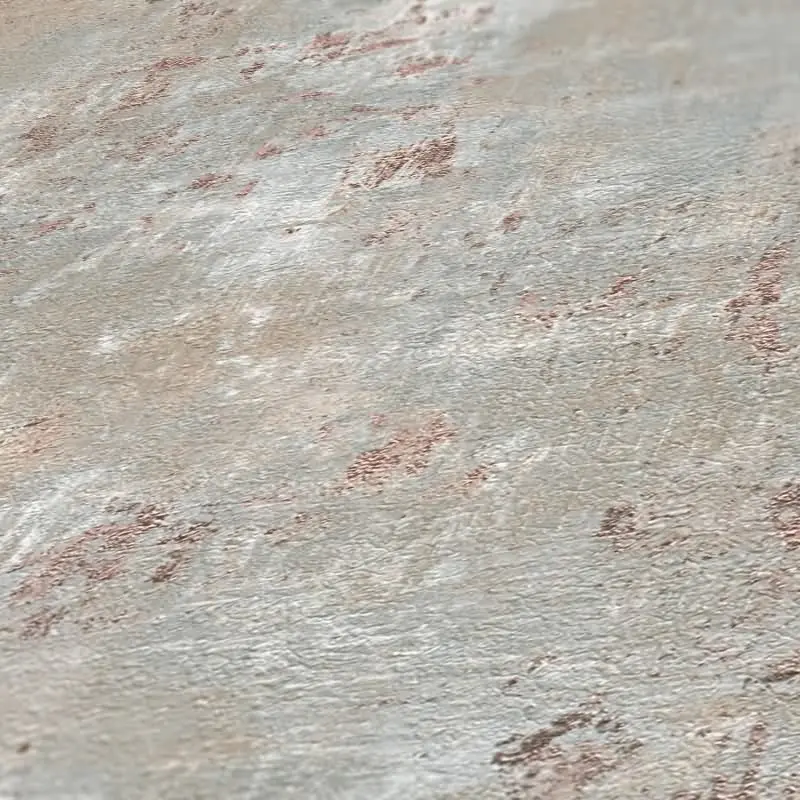 Vliestapete mit Putz-Optik Grau Beige Blau - Design Struktur-Tapete modern (KG-173002)