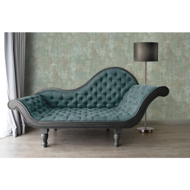 Strukturtapete in Putzoptik Grün Gold - Metallic-Tapete modern glänzend (KG-173004)