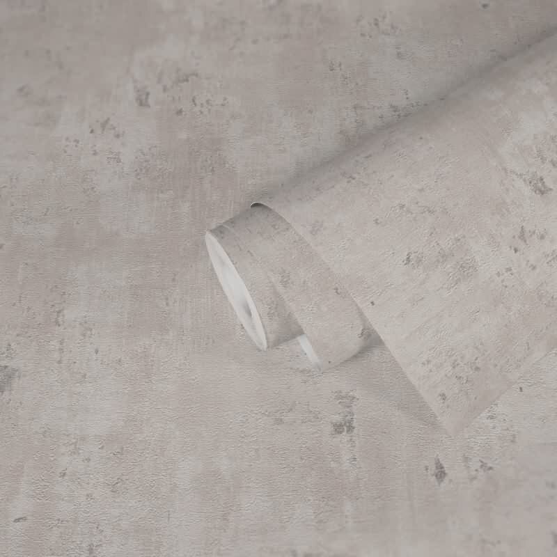 Strukturtapete Putz-Optik Grau Silber Metallic - Vliestapete matt mit authentischem Struktur-Effekt (KG-173006)