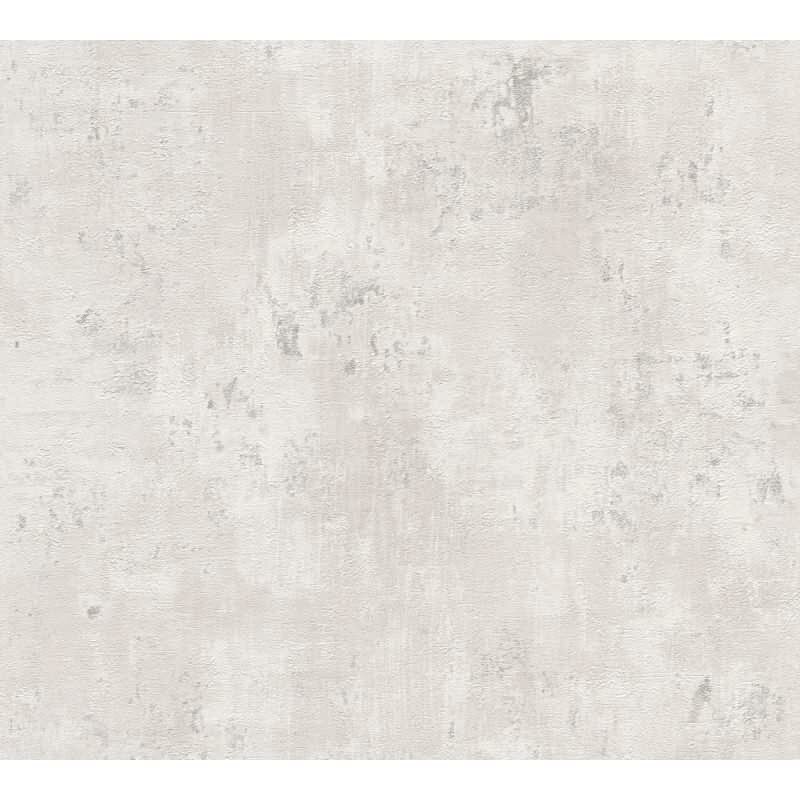 Strukturtapete Putz-Optik Grau Silber Metallic - Vliestapete matt mit authentischem Struktur-Effekt (KG-173006)