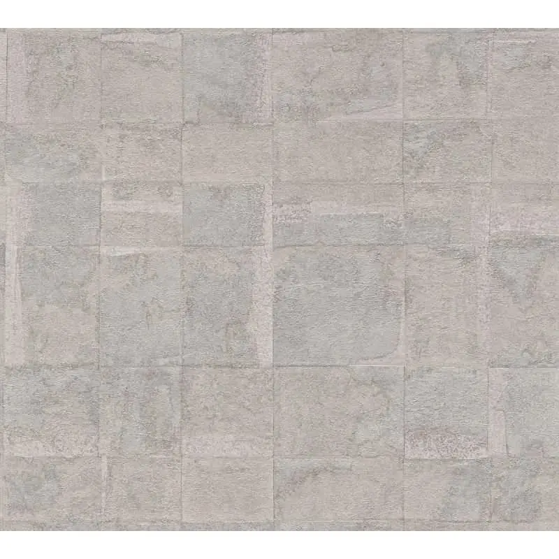Strukturtapete Grau Beige - Muster Vliestapete mit dezenter Metalliceffekt (KG-173008)