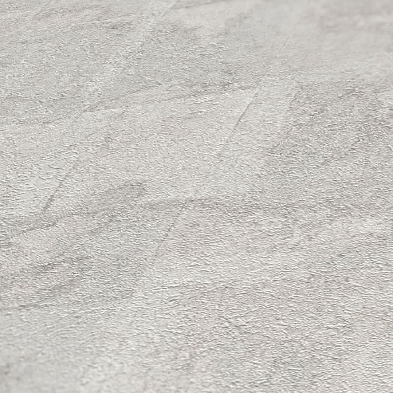 Strukturtapete Grau Silber Metallic - moderne Muster Vlies Tapete (KG-173009)