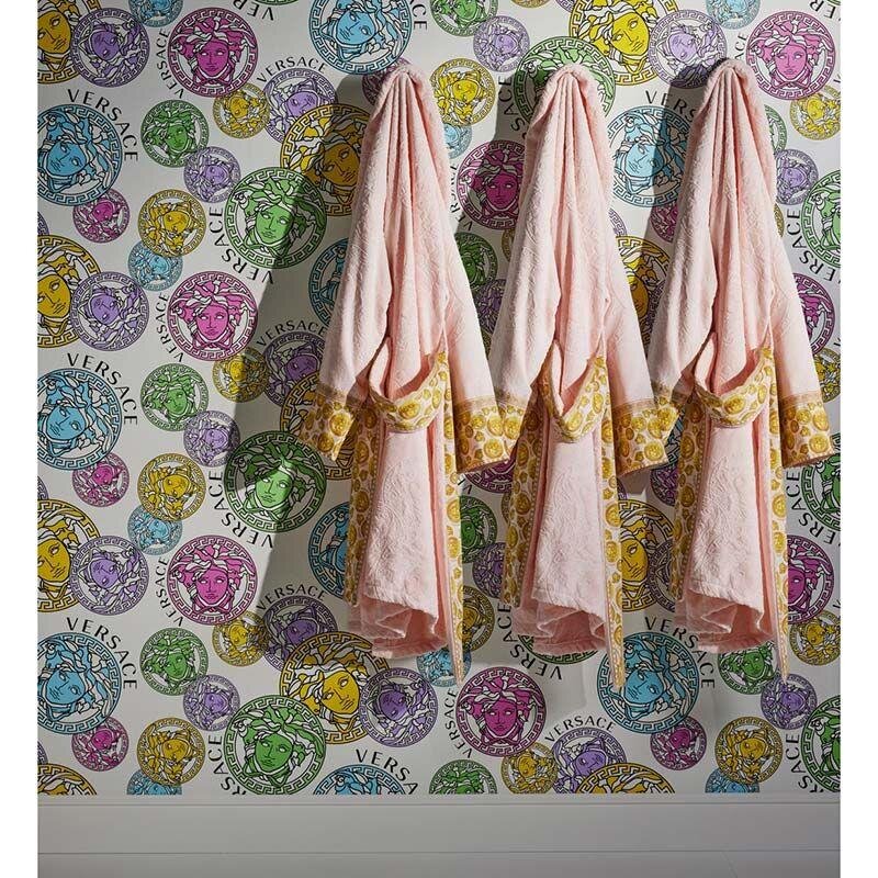 Tapete Bunt, Weiß VERSACE Satintapete (1040238)