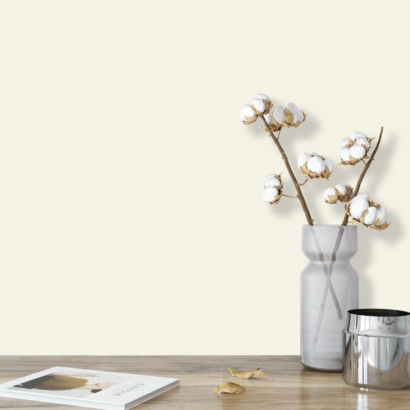 Wandfarbe Weiß Blassgelb Saguaro 1A Wallcover Colors S 0603-Y20R