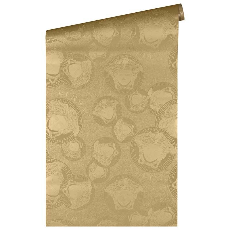 Tapete Gold, Kupfer VERSACE Satintapete (1040230)
