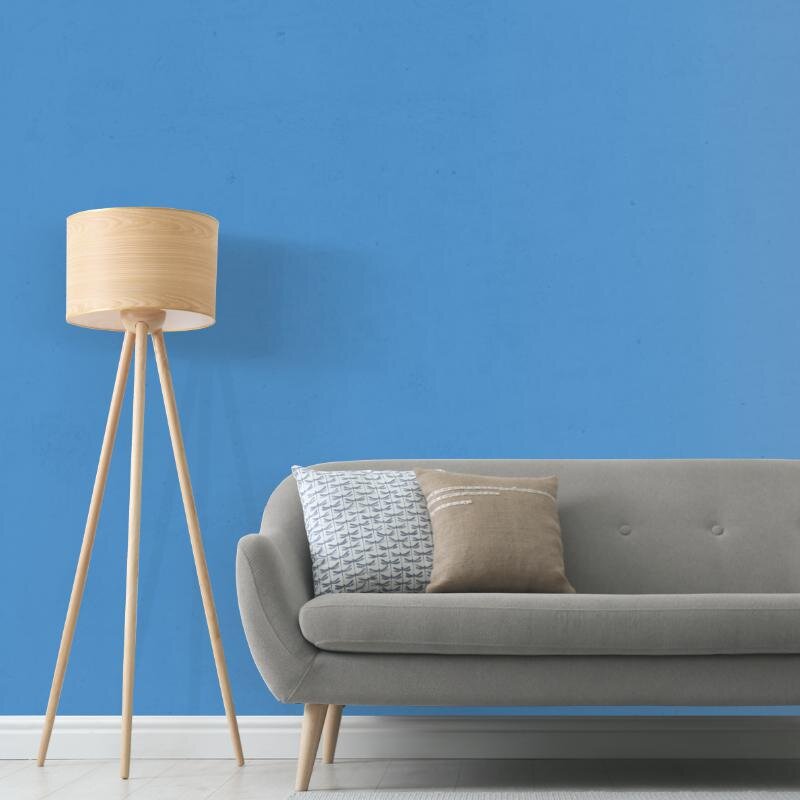 Wandfarbe Pazifikblau Blau Pazifik 2D Wallcover Colors S 2050-R90B