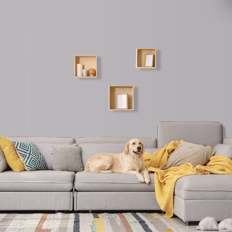 Wandfarbe Hellgrau Flieder Shadow 4B Wallcover Colors S 2500-N