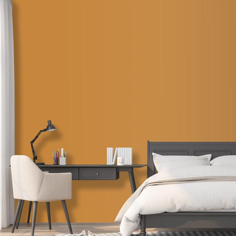 Wandfarbe Braunorange Orange-Braun Kalahari 4F Wallcover Colors S 3040-Y30R