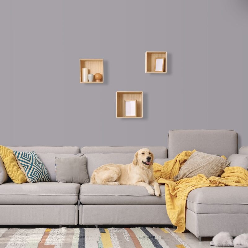 Wandfarbe Hellgrau Flieder Shadow 4C Wallcover Colors S 3502-R