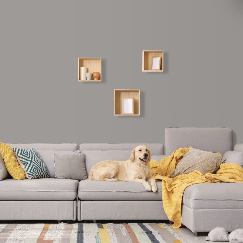 Wandfarbe Grau Moon 2D Wallcover Colors S 4005-R20B