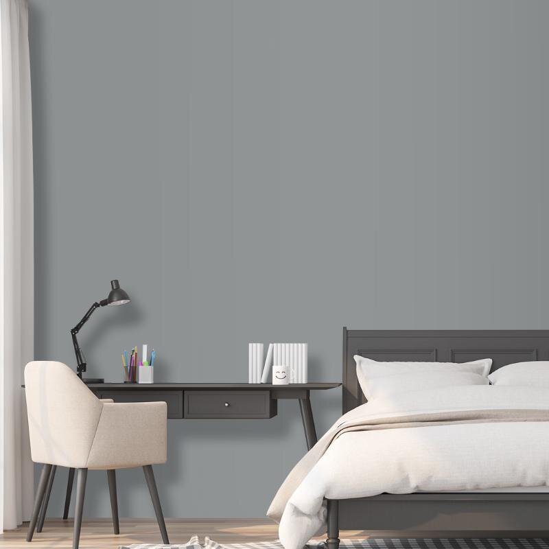 Wandfarbe Grau Moon 6A Wallcover Colors S 4005-R80B