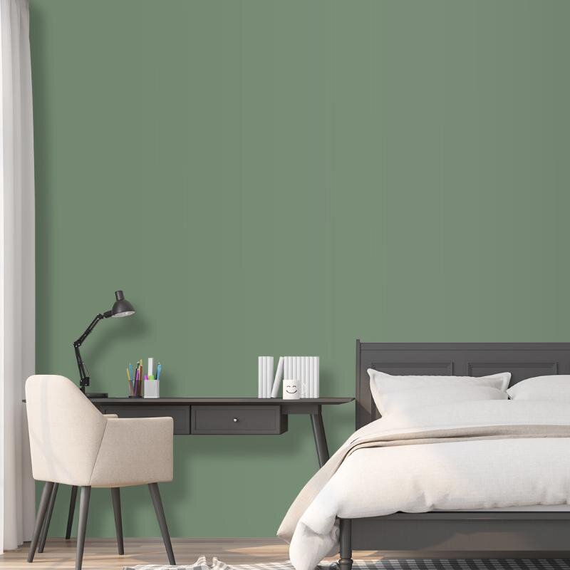 Wandfarbe Grün-Grau Kale Green Dublin 5D Wallcover Colors S 5010-G30Y