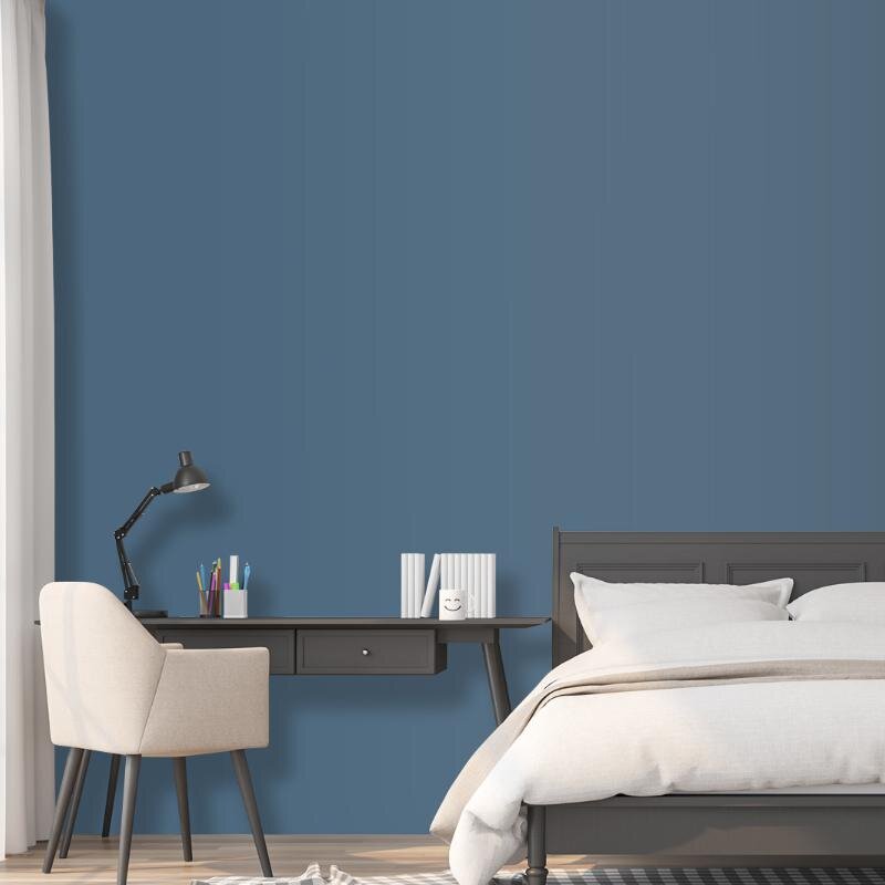 Wandfarbe Dunkelblau Blau-Grau Marine 4F Wallcover Colors S 5020-B