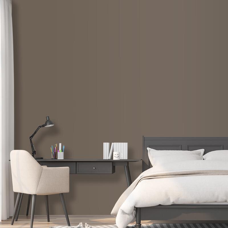 Wandfarbe Braungrau Graubraun Shadow 6E Wallcover Colors S 6010-G70Y