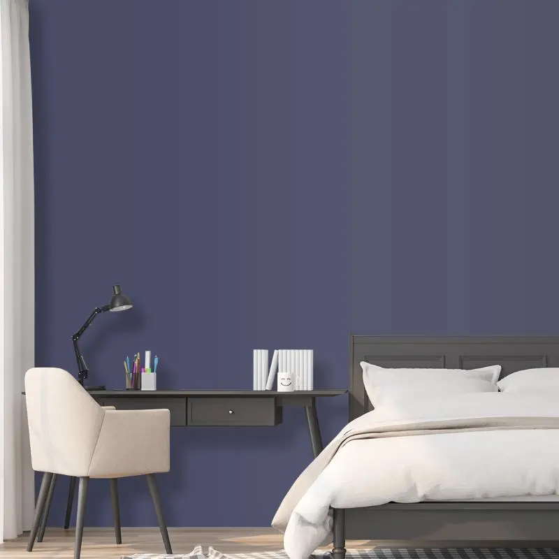 Wandfarbe Stahlblau Navy Blau Atlantik 5E Wallcover Colors S 6020-R60B