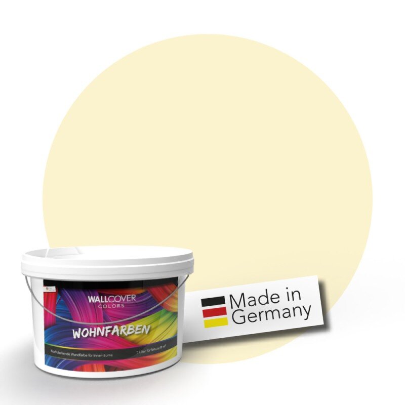 Wandfarbe Weiß-Gelb Blassgelb Mojave 2A Wallcover Colors S 0510-Y 2,5 Liter