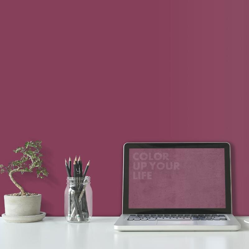 Wandfarbe Purpur Aubergine Portobello 4F Wallcover Colors S 4040-R20B 2,5 Liter