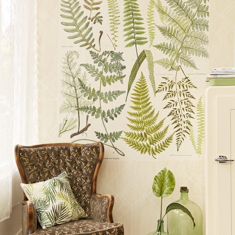 Digitaldruck-Tapete Beige, Creme, Grün Eijffinger (1021147)