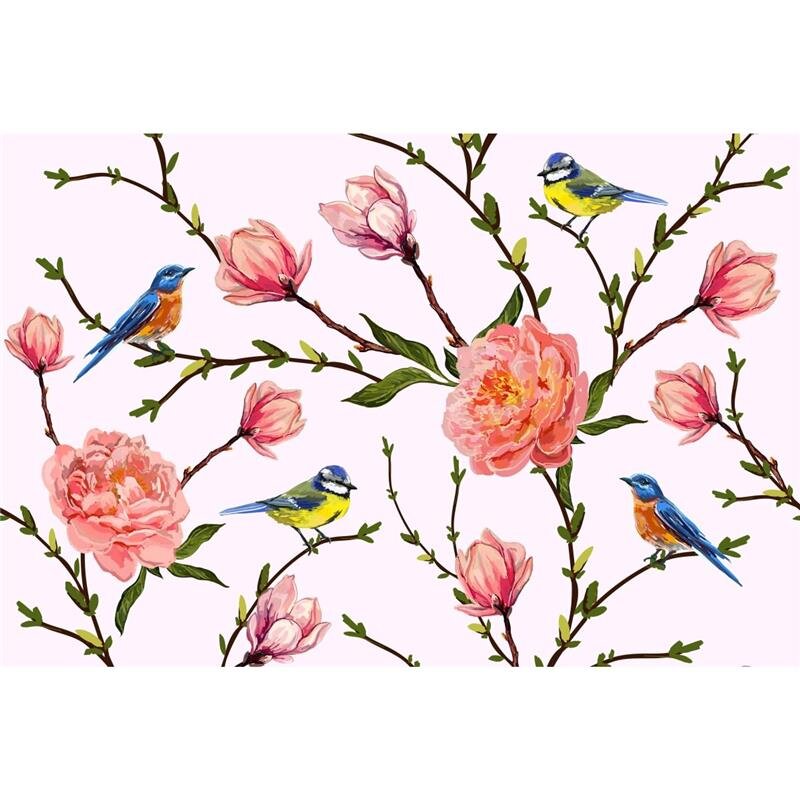 A.S. Création Leinwandbild LittleBirds Größe 90cm x 60cm