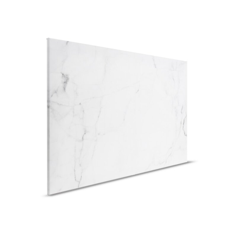 A.S. Création Leinwandbild WhiteMarble2 Größe 90cm x 60cm