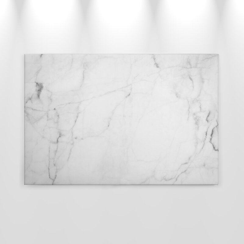 A.S. Création Leinwandbild WhiteMarble2 Größe 90cm x 60cm