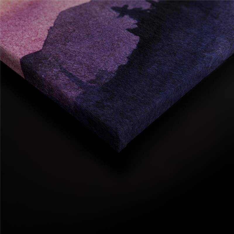 A.S. Création Leinwandbild MountainPaint1 Größe 90cm x 60cm