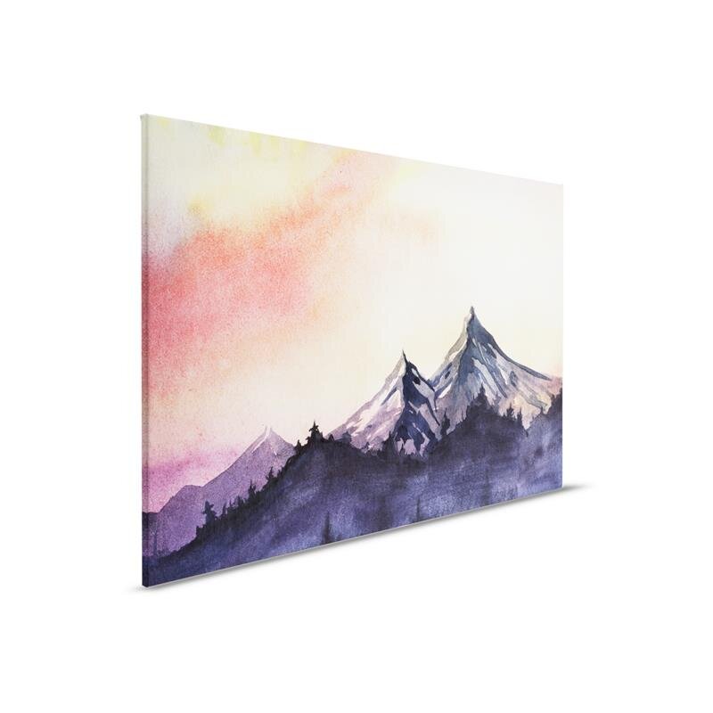 A.S. Création Leinwandbild MountainPaint1 Größe 90cm x 60cm