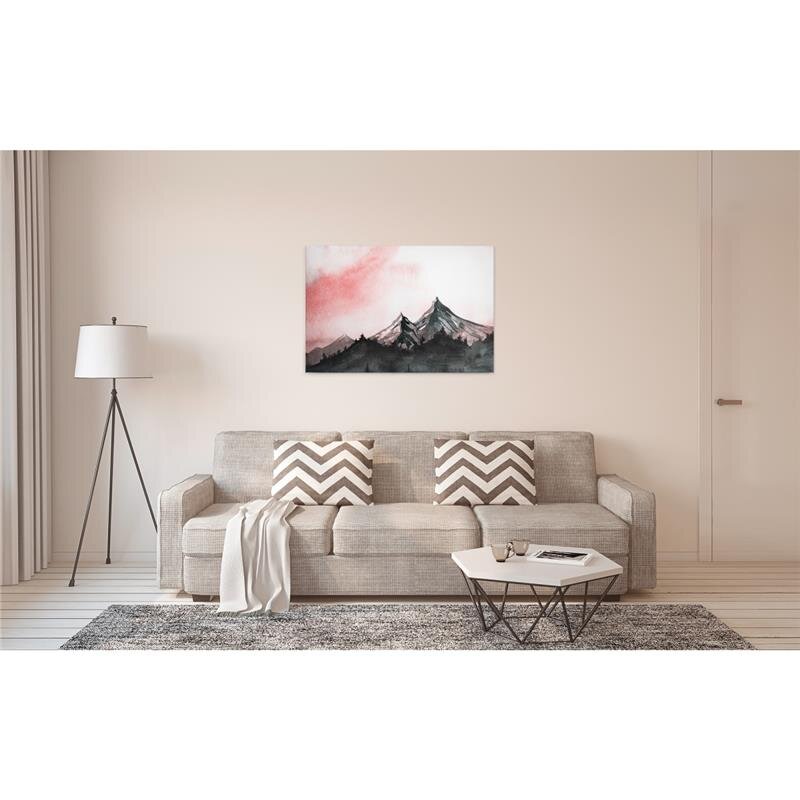 A.S. Création Leinwandbild MountainPaint2 Größe 90cm x 60cm