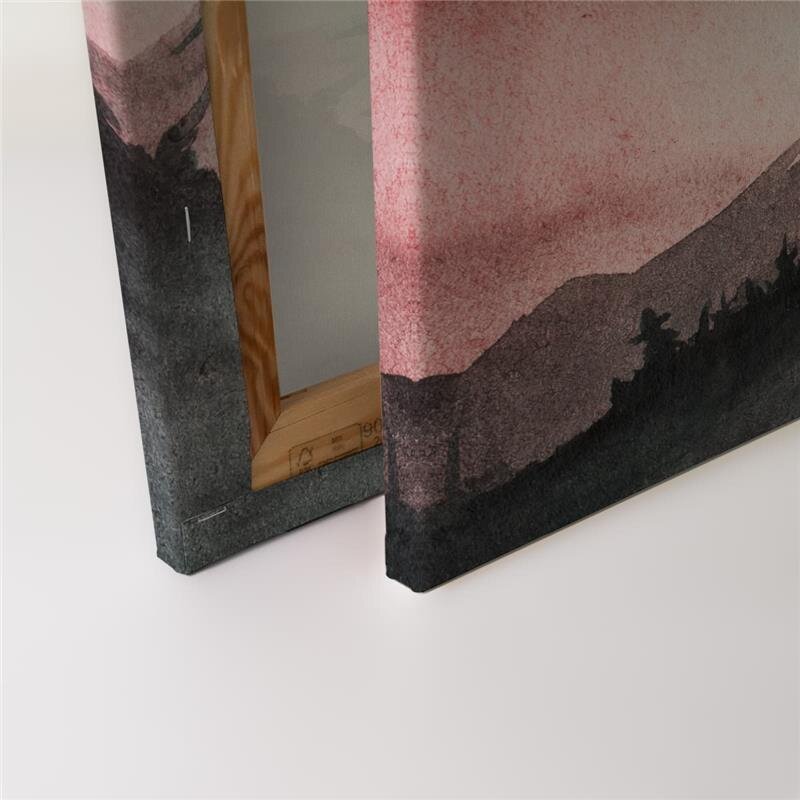 A.S. Création Leinwandbild MountainPaint2 Größe 90cm x 60cm