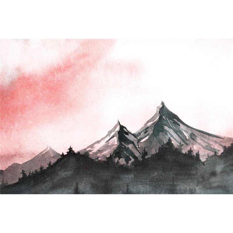 A.S. Création Leinwandbild MountainPaint2 Größe 90cm x 60cm