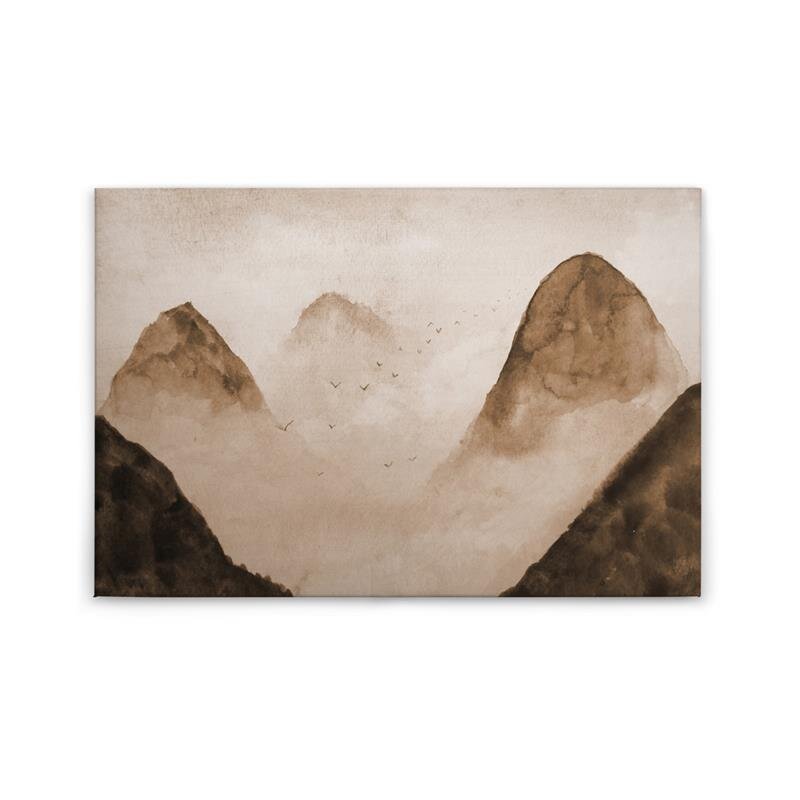 A.S. Création Leinwandbild MistyRocks2 Größe 90cm x 60cm