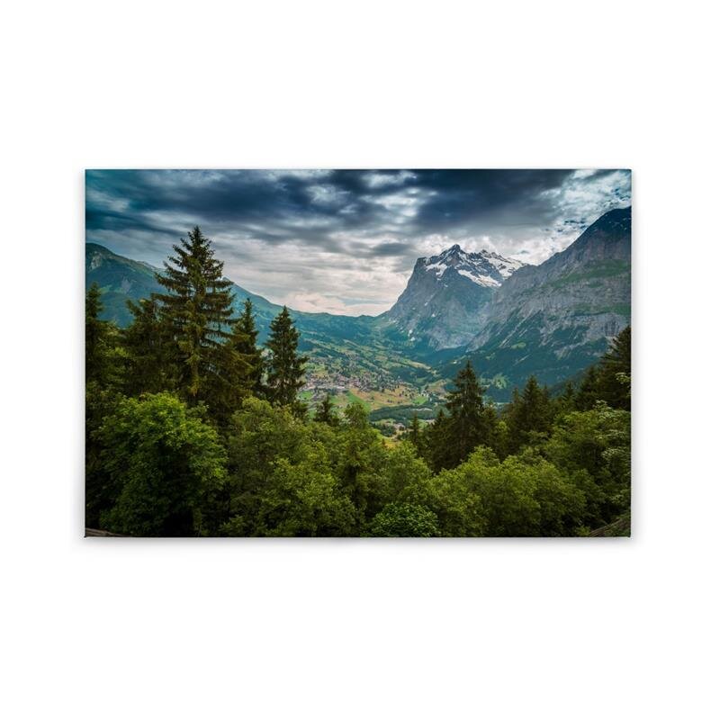A.S. Création Leinwandbild MountainViews Größe 90cm x 60cm