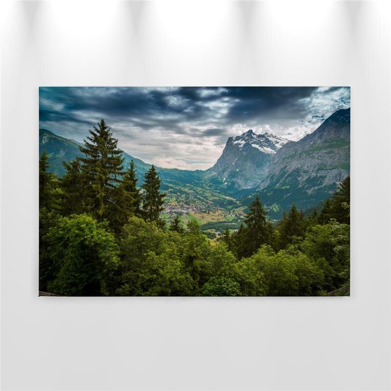 A.S. Création Leinwandbild MountainViews Größe 90cm x 60cm