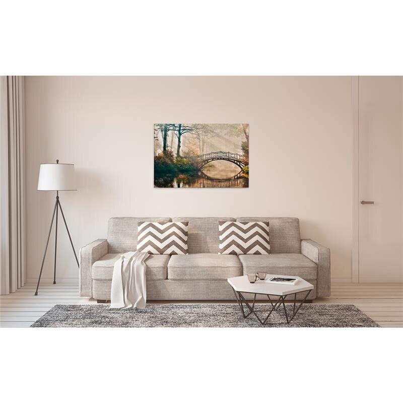 A.S. Création Leinwandbild ParkBridge1 Größe 90cm x 60cm