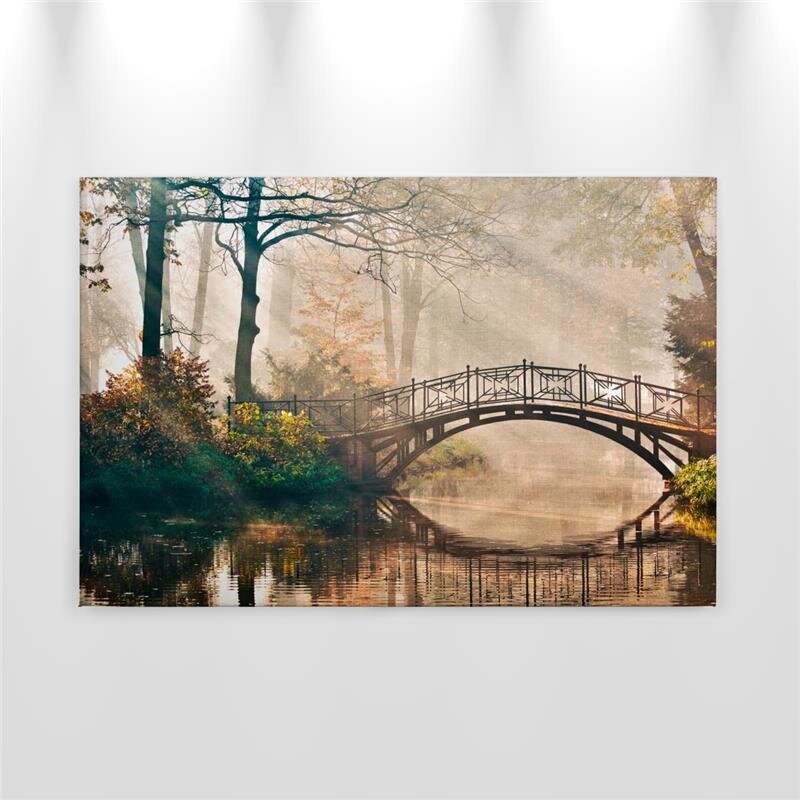 A.S. Création Leinwandbild ParkBridge1 Größe 90cm x 60cm
