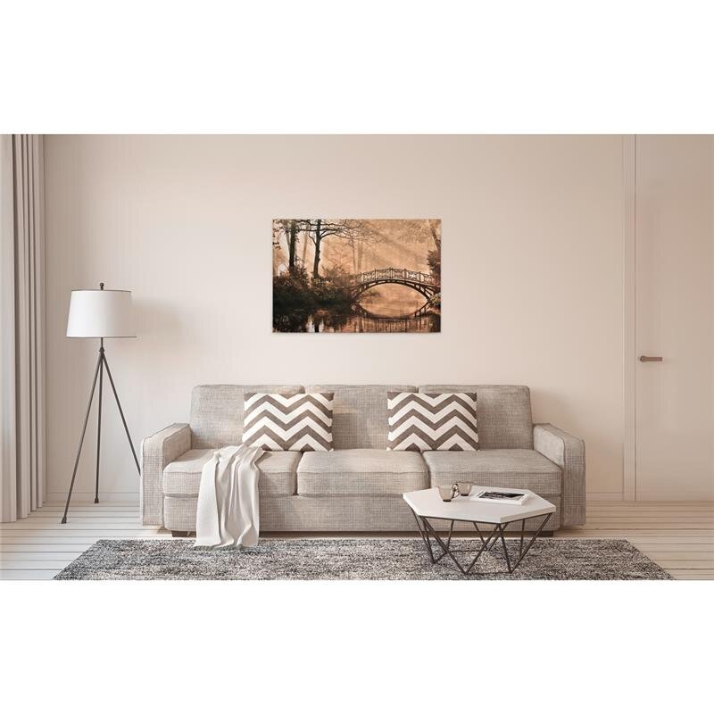 A.S. Création Leinwandbild ParkBridge2 Größe 90cm x 60cm