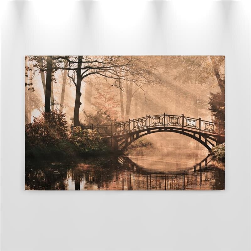 A.S. Création Leinwandbild ParkBridge2 Größe 90cm x 60cm