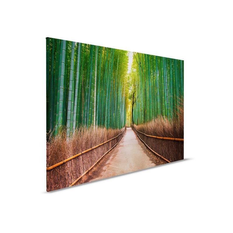 A.S. Création Leinwandbild BambusWalk Größe 90cm x 60cm