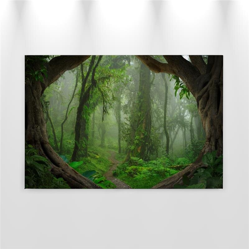 A.S. Création Leinwandbild TropicalForest Größe 90cm x 60cm