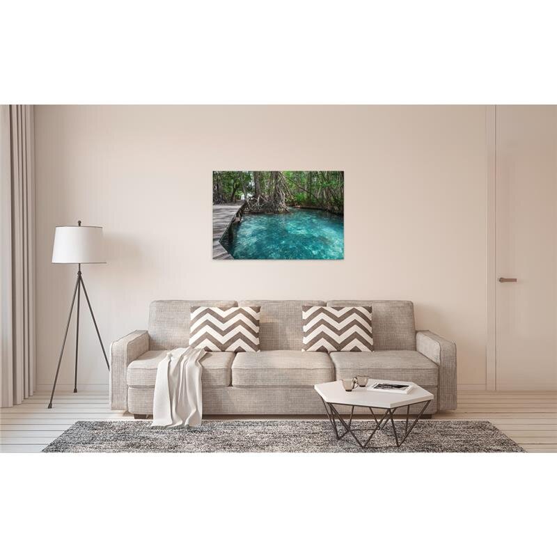 A.S. Création Leinwandbild DschunglePath Größe 90cm x 60cm