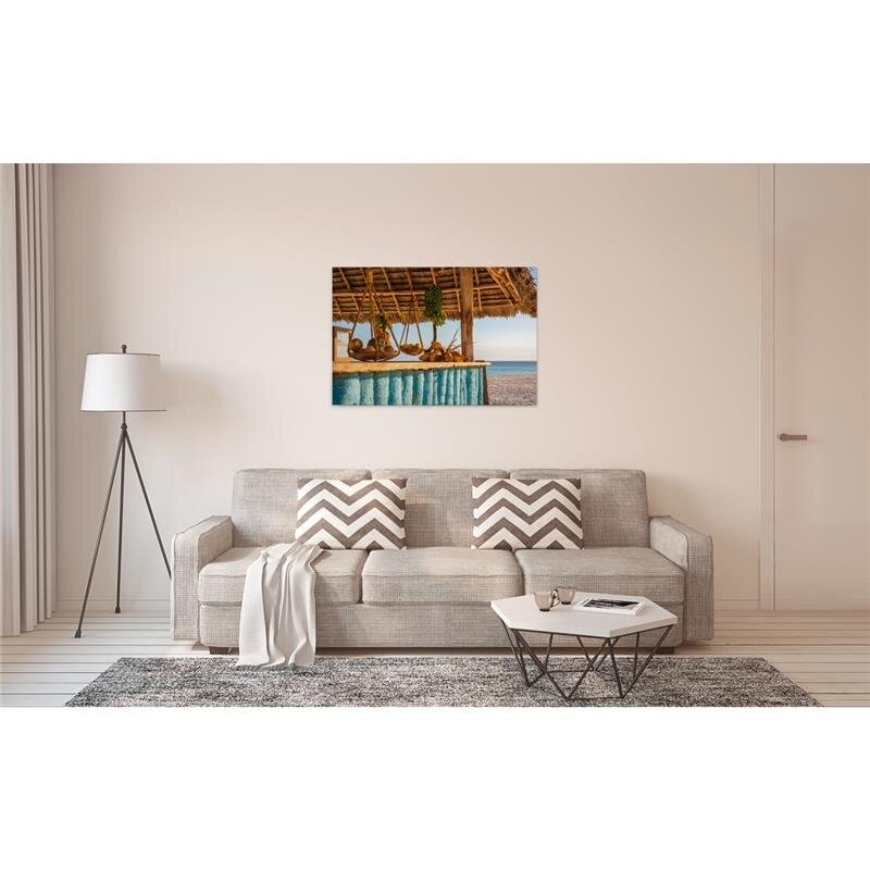 A.S. Création Leinwandbild BeachBar Größe 90cm x 60cm