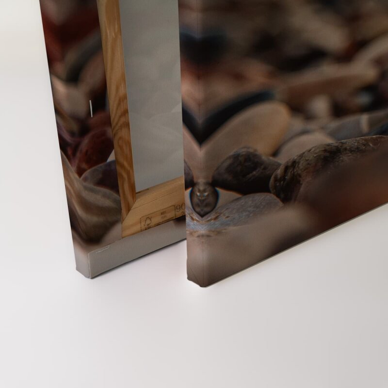 A.S. Création Leinwandbild StoneBeach2 Größe 90cm x 60cm