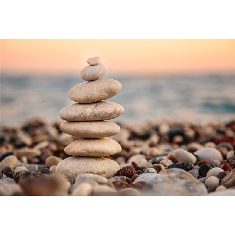 A.S. Création Leinwandbild StoneBeach2 Größe 90cm x 60cm